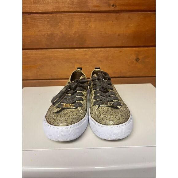 *GORGEOUS* Gold Guess Signature Womans Sneakers Size 7​ - Picture 11 of 13